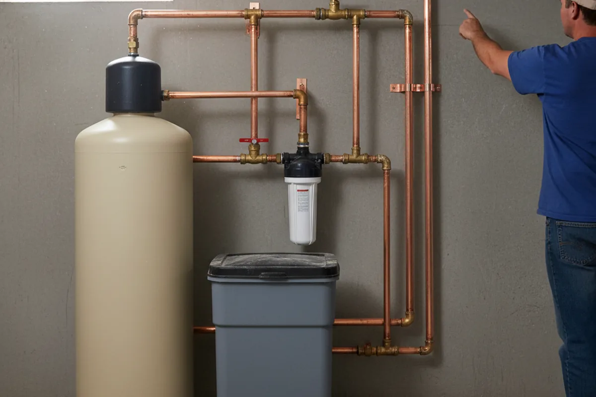 Whole-house water treatment system installed in Damascus